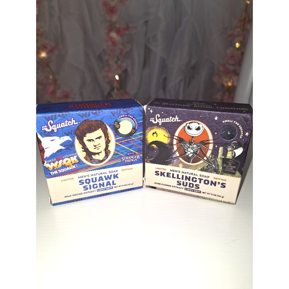 Dr Squatch 2-Piece Bundle Bar Soap, Mens Soap